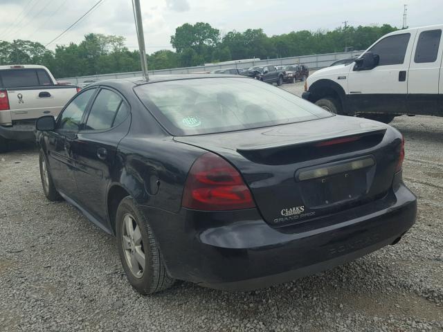 2G2WP582771181576 - 2007 PONTIAC GRAND PRIX BLACK photo 3
