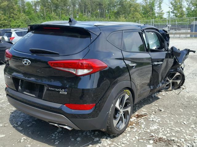 KM8J3CA22GU163065 - 2016 HYUNDAI TUCSON LIM BLACK photo 4