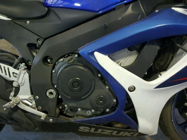 JS1GN7DA772106661 - 2007 SUZUKI GSX-R600 BLUE photo 7