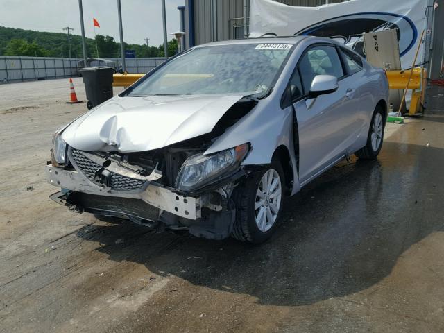 2HGFG3B03CH547768 - 2012 HONDA CIVIC EXL SILVER photo 2
