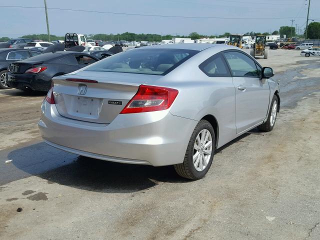 2HGFG3B03CH547768 - 2012 HONDA CIVIC EXL SILVER photo 4
