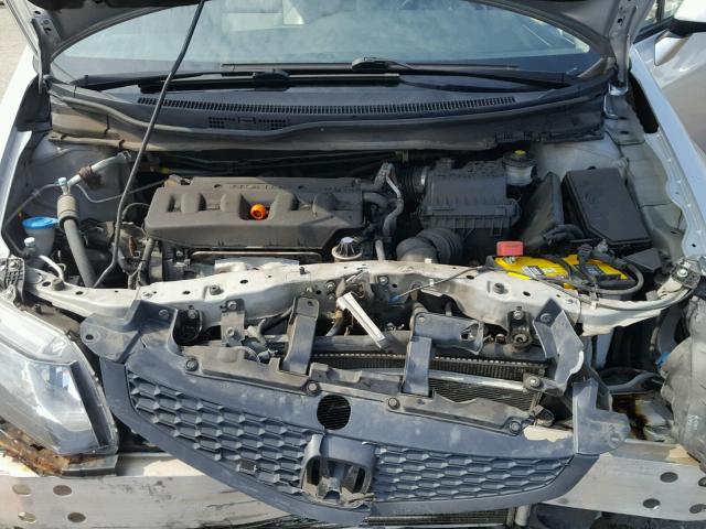 2HGFG3B03CH547768 - 2012 HONDA CIVIC EXL SILVER photo 7