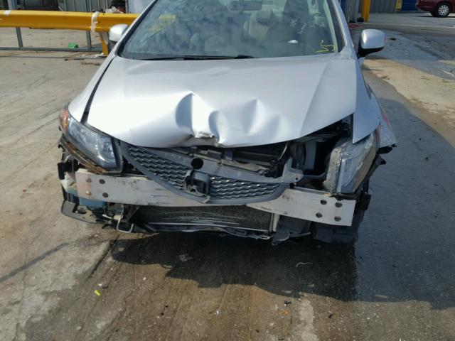 2HGFG3B03CH547768 - 2012 HONDA CIVIC EXL SILVER photo 9