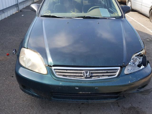2HGEJ6617XH536084 - 1999 HONDA CIVIC BASE GREEN photo 7