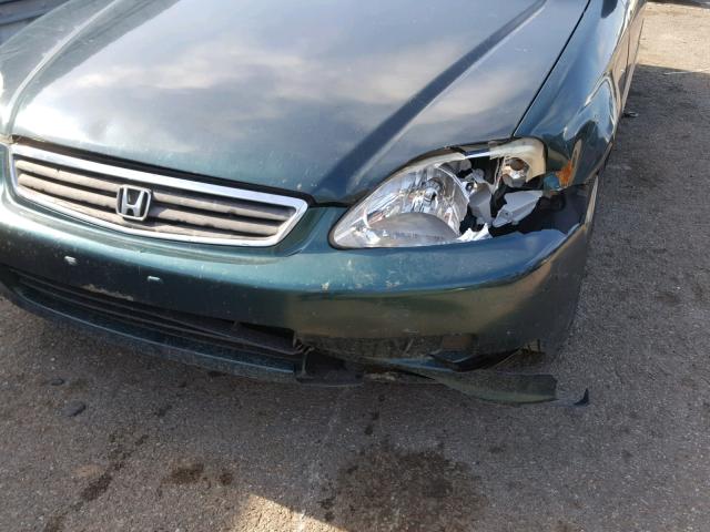 2HGEJ6617XH536084 - 1999 HONDA CIVIC BASE GREEN photo 9