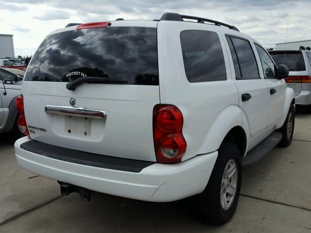 1D4HD48N64F106151 - 2004 DODGE DURANGO SL WHITE photo 4