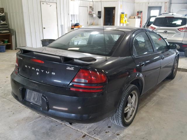 1B3EL76R94N180651 - 2004 DODGE STRATUS R/ BLACK photo 4