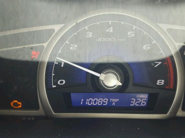 19XFA1F99AE064078 - 2010 HONDA CIVIC EXL GRAY photo 8