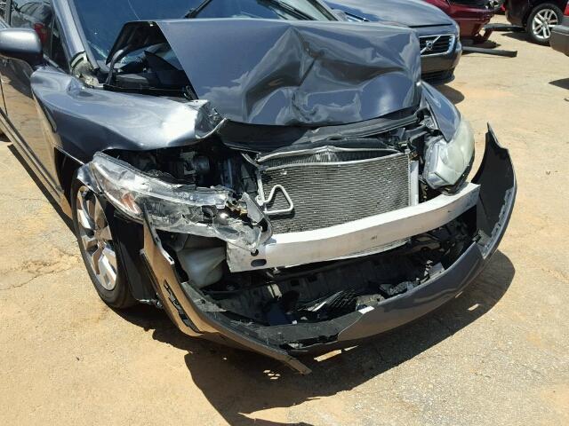 19XFA1F99AE064078 - 2010 HONDA CIVIC EXL GRAY photo 9