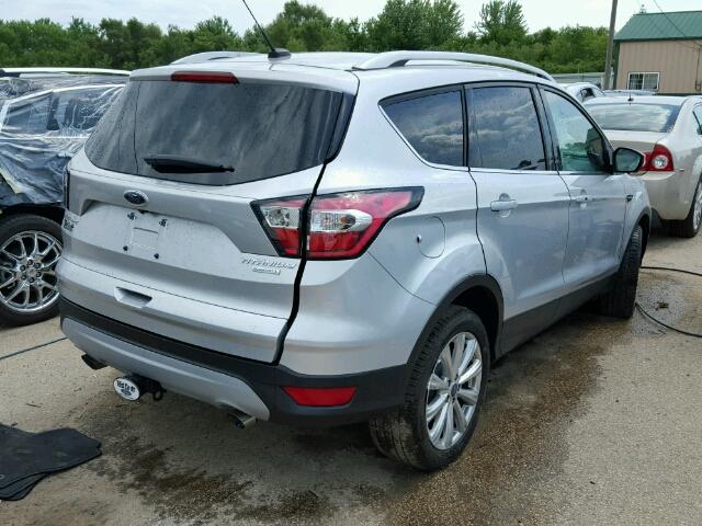 1FMCU0J9XHUD05455 - 2017 FORD ESCAPE TIT SILVER photo 4