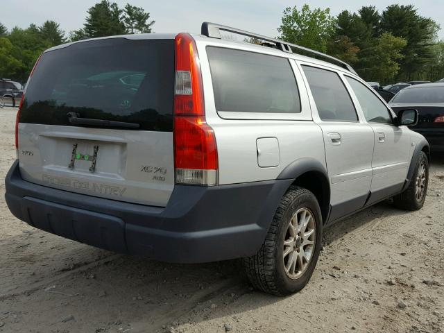 YV1SZ59H841171125 - 2004 VOLVO XC70 SILVER photo 4