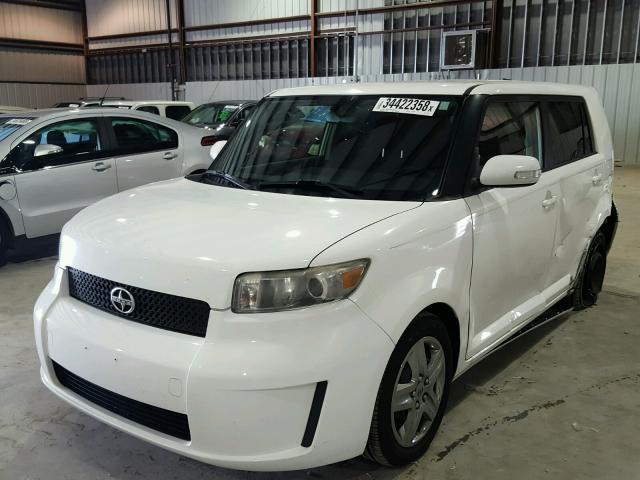 JTLKE50E081015479 - 2008 TOYOTA SCION XB თეთრი ფოტო 2