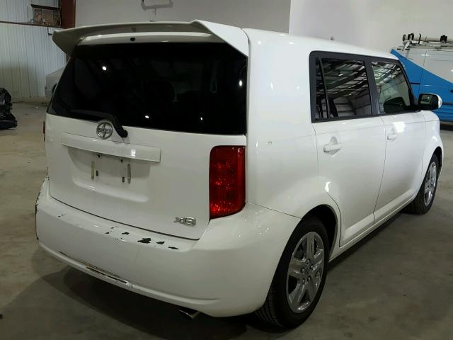 JTLKE50E081015479 - 2008 TOYOTA SCION XB თეთრი ფოტო 4