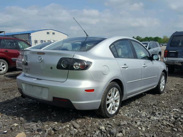 JM1BK123071675366 - 2007 MAZDA 3 S SILVER photo 4