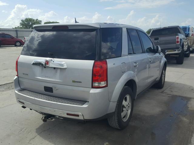 5GZCZ33Z57S850475 - 2007 SATURN VUE HYBRID SILVER photo 4