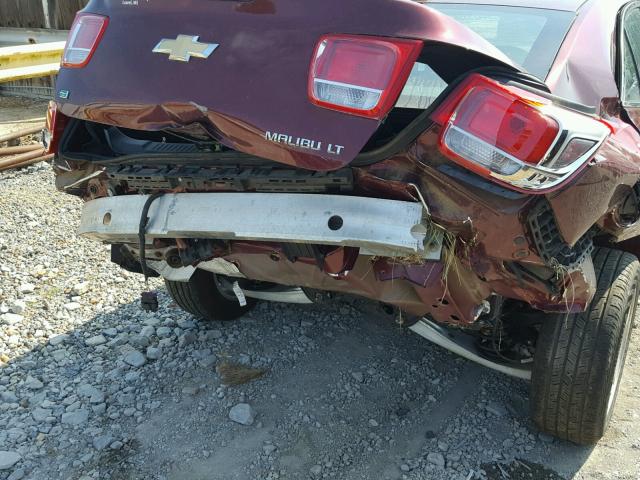 1G11C5SL1FF354107 - 2015 CHEVROLET MALIBU 1LT MAROON photo 9