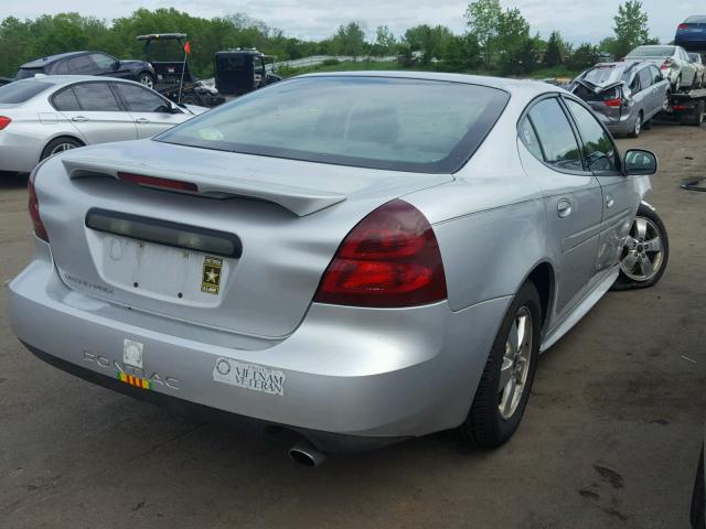 2G2WP522251342714 - 2005 PONTIAC GRAND PRIX SILVER photo 4
