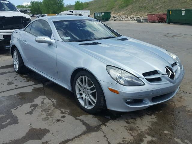 WDBWK54F37F161304 - 2007 MERCEDES-BENZ SLK 280 BLUE photo 1