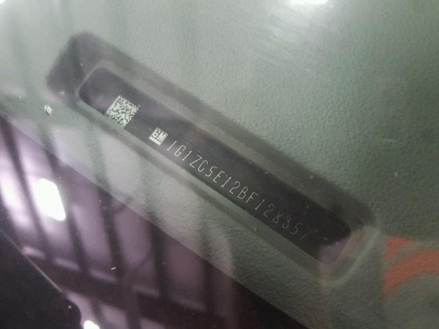 1G1ZC5E12BF128357 - 2011 CHEVROLET MALIBU 1LT 灰色 照片 10