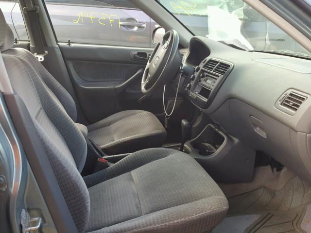 2HGEJ661XYH535108 - 2000 HONDA CIVIC BASE BLUE photo 5