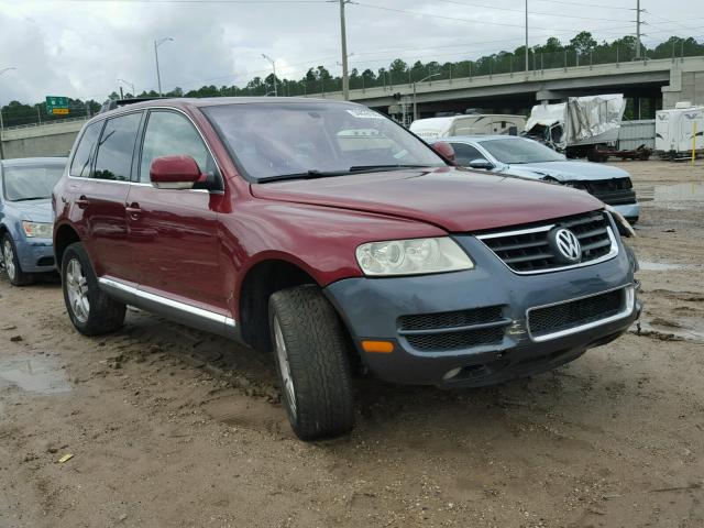 WVGBC67L94D036508 - 2004 VOLKSWAGEN TOUAREG 3. MAROON photo 1