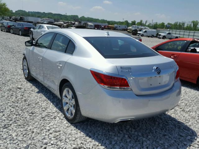 1G4GD5E3XCF300578 - 2012 BUICK LACROSSE P SILVER photo 3