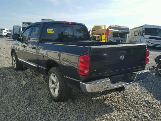 1D7HA18298J110245 - 2008 DODGE RAM 1500 BLACK photo 3