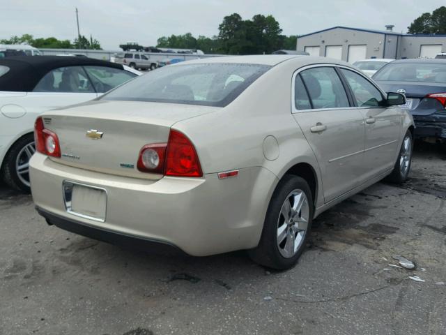 1G1ZC5E00AF296116 - 2010 CHEVROLET MALIBU 1LT BEIGE photo 4