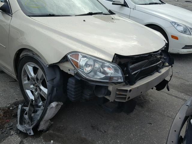 1G1ZC5E00AF296116 - 2010 CHEVROLET MALIBU 1LT BEIGE photo 9
