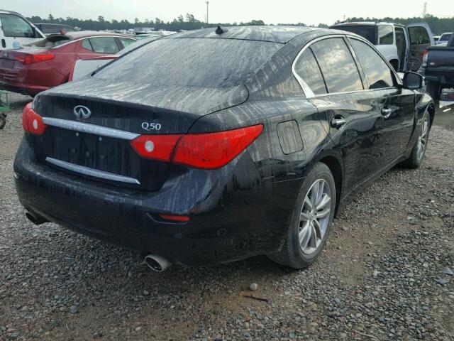 JN1CV7AP6HM641969 - 2017 INFINITI Q50 BASE BLACK photo 4