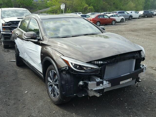 SJKCH5CR3JA041812 - 2018 INFINITI QX30 BASE BROWN photo 1