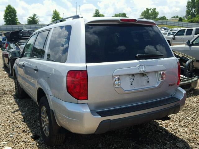 2HKYF18494H559490 - 2004 HONDA PILOT EX SILVER photo 3