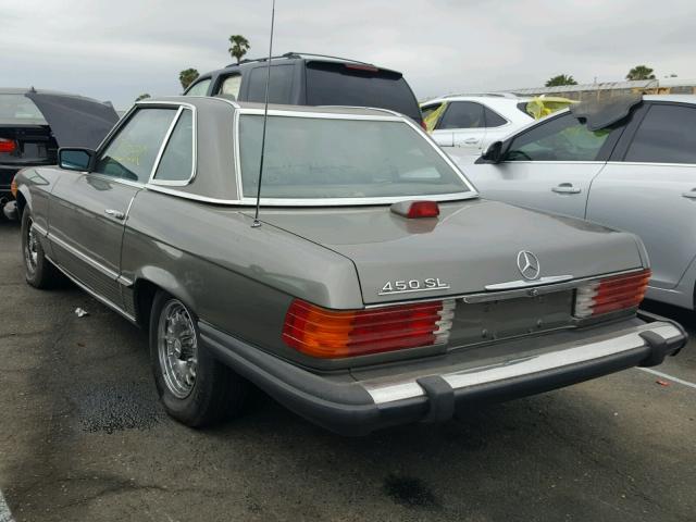 00010704412051623 - 1979 MERCEDES-BENZ 450SL GRAY photo 3