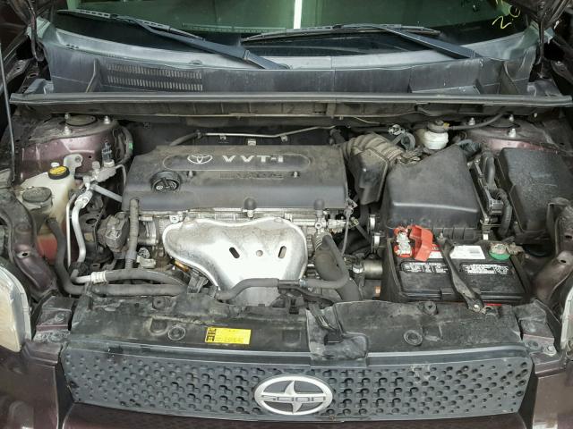 JTLKE50E391093868 - 2009 TOYOTA SCION XB წითელი ფოტო 7