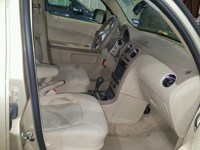 3GNDA13D67S564278 - 2007 CHEVROLET HHR LS GOLD photo 5