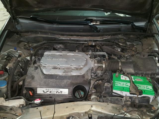 1HGCP36818A083842 - 2008 HONDA ACCORD EXL GREEN photo 7