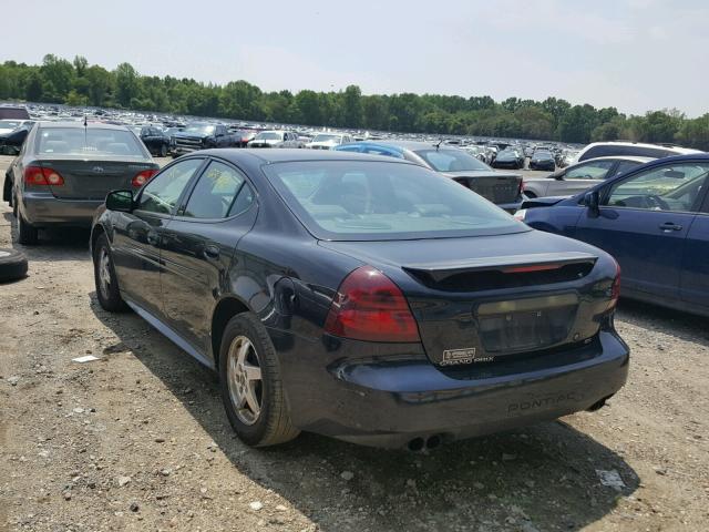 2G2WS542741212440 - 2004 PONTIAC GRAND PRIX BLACK photo 3
