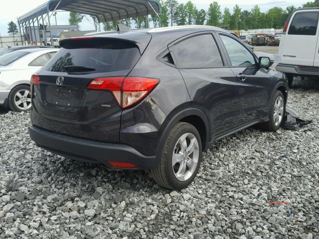 3CZRU5H7XGM740487 - 2016 HONDA HR-V EXL BLACK photo 4