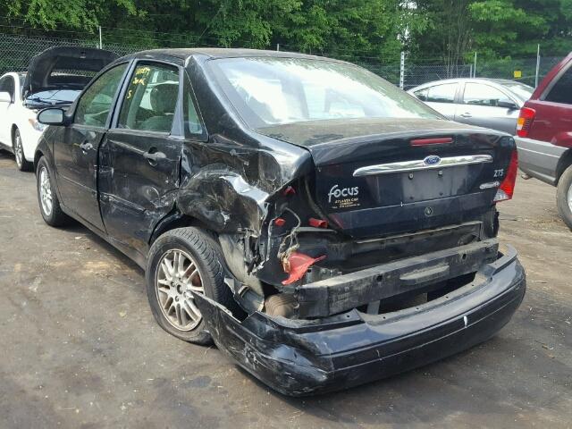 1FAFP3837YW302535 - 2000 FORD FOCUS ZTS BLACK photo 3