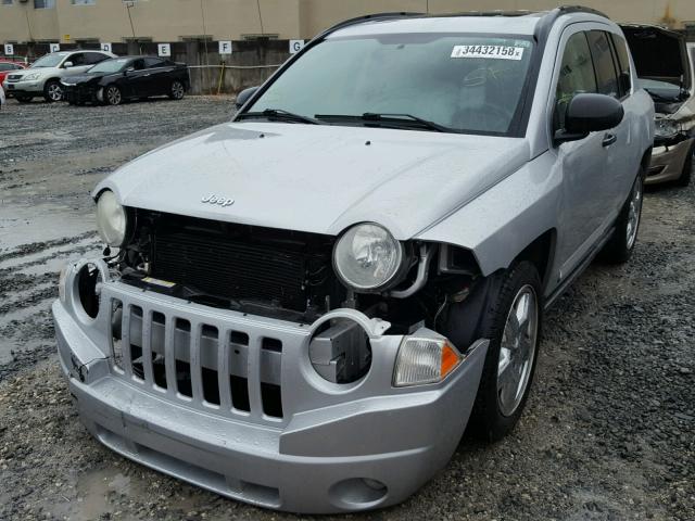 1J8FT57W27D200477 - 2007 JEEP COMPASS LI SILVER photo 2