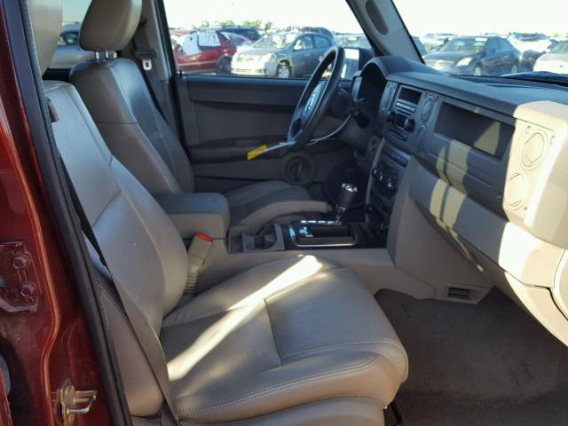 1J8HG48P27C671582 - 2007 JEEP COMMANDER Qırmızı foto 5