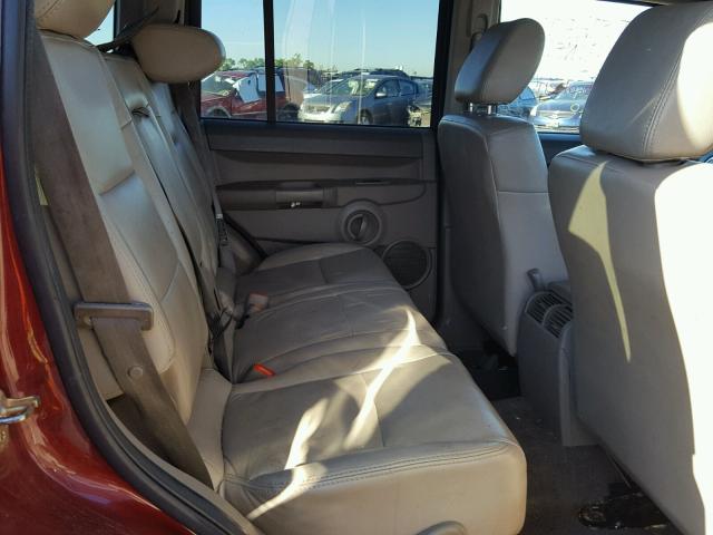 1J8HG48P27C671582 - 2007 JEEP COMMANDER Qırmızı foto 6