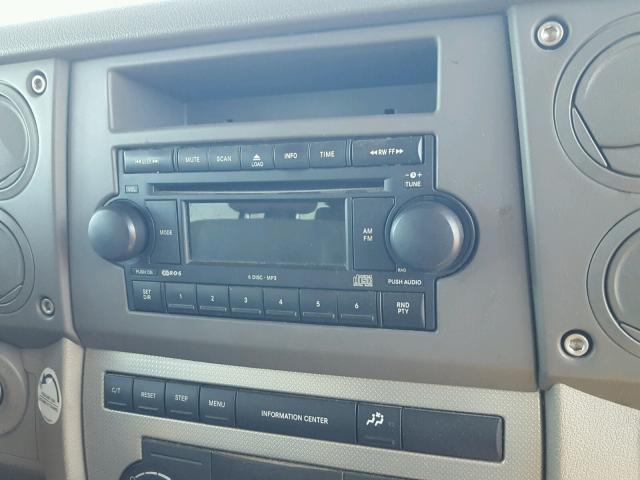 1J8HG48P27C671582 - 2007 JEEP COMMANDER Qırmızı foto 9