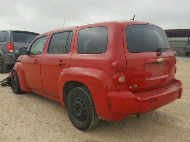 3GNCA13D78S683907 - 2008 CHEVROLET HHR LS RED photo 3