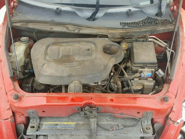 3GNCA13D78S683907 - 2008 CHEVROLET HHR LS RED photo 7