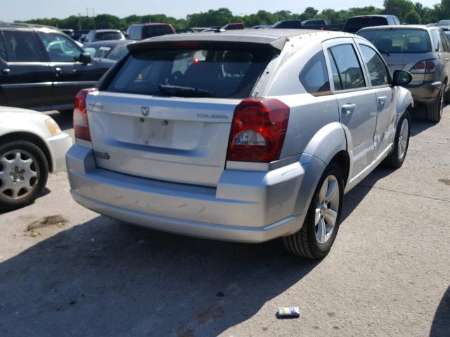 1B3CB3HA2BD255381 - 2011 DODGE CALIBER MA SILVER photo 4