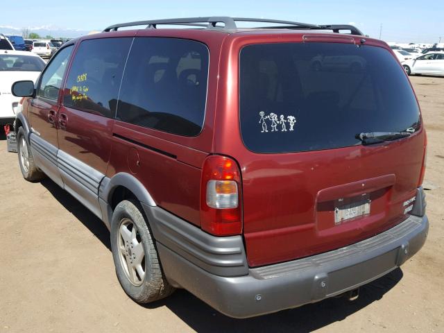 1GMDV13E92D166959 - 2002 PONTIAC MONTANA LU RED photo 3