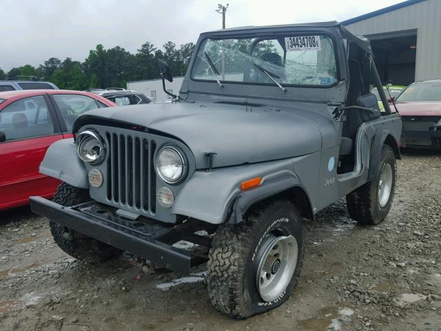 0000J8F83AH139749 - 1978 JEEP CJ-5 GRAY photo 2