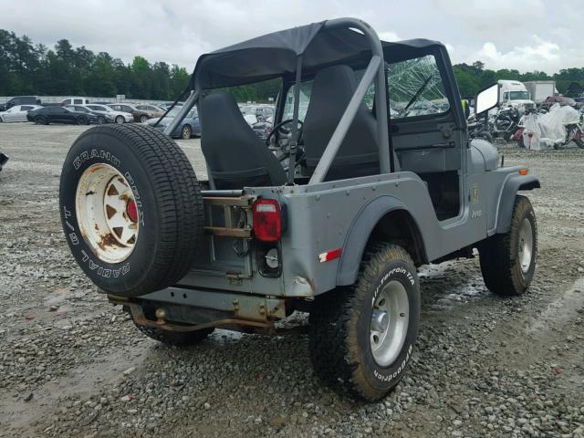 0000J8F83AH139749 - 1978 JEEP CJ-5 GRAY photo 4