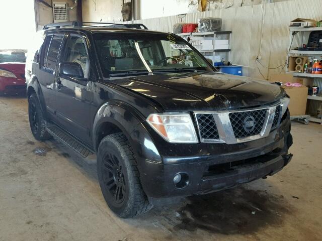 5N1AR18W87C633956 - 2007 NISSAN PATHFINDER BLACK photo 1